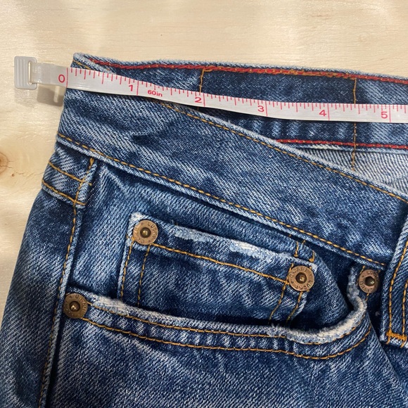 Vintage Lucky Brand Dungarees Gene Montesano Made In USA Jeans 30 / 10 Selvedge - Picture 13 of 14